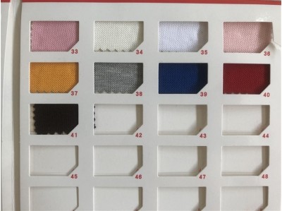 GZ-DX SCK#075  32S CVC高密度雙珠地 克重：180g  成份：35%棉 65%滌綸 細節-1